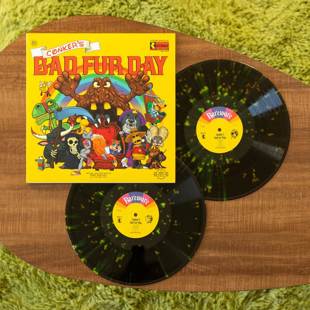 Conker’s Bad Fur Day Vinyl - Original Video Game Soundtrack 2xLP [Reissue] Vinyl Iam8bit - Arcline Store