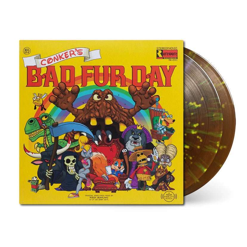 Conker’s Bad Fur Day Vinyl - Original Video Game Soundtrack 2xLP [Reissue] Vinyl Iam8bit - Arcline Store