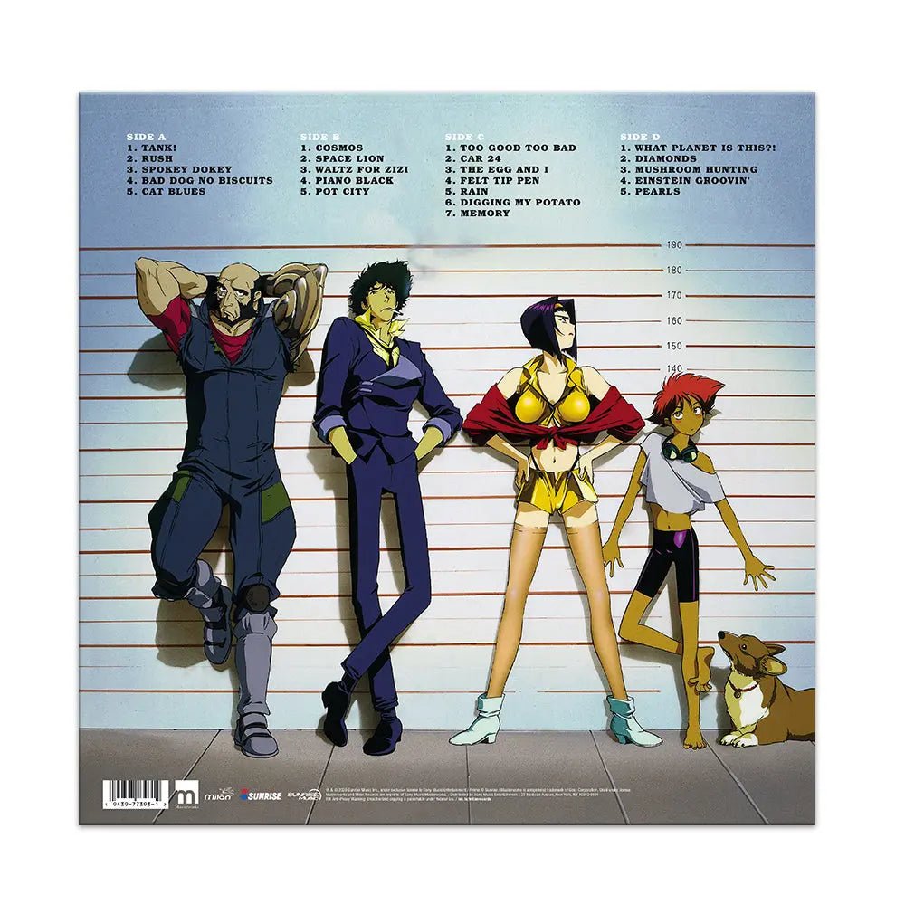 Cowboy Bebop Vinyl - Original Anime Soundtrack 2xLP Vinyl Milan Records - Arcline Store