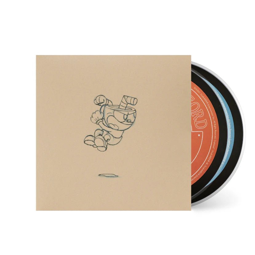 Cuphead CD Set: Songs & Sketches - Original VIdeo Game Soundtrack 2xCD Compact Disc Iam8bit - Arcline Store