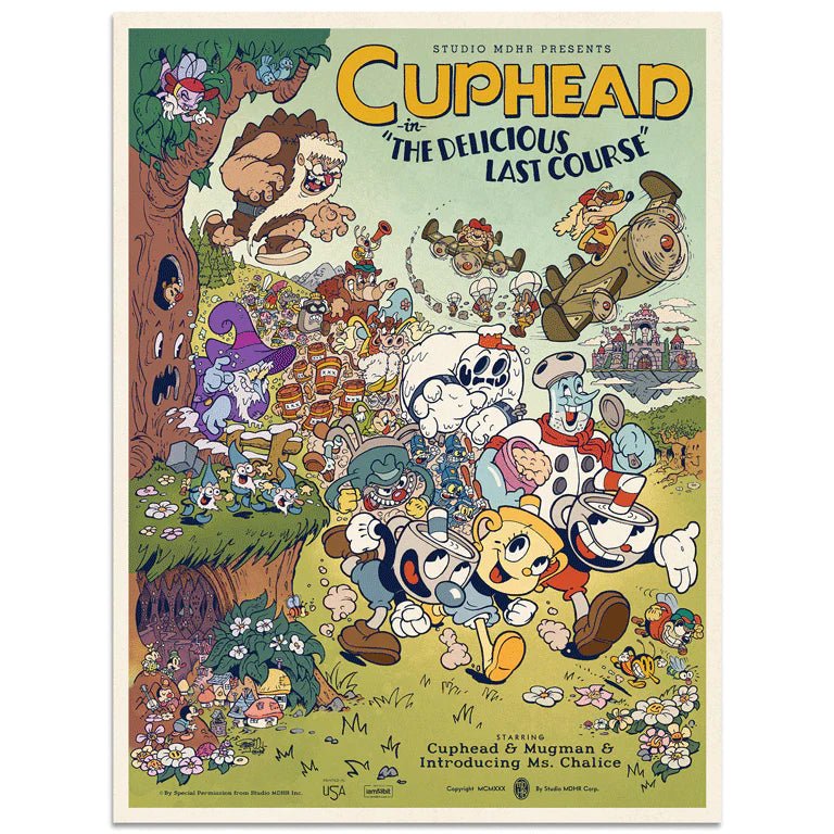 Cuphead: The Delicious Last Course Vinyl - Original Video Game Soundtrack 2xLP Vinyl Iam8bit - Arcline Store