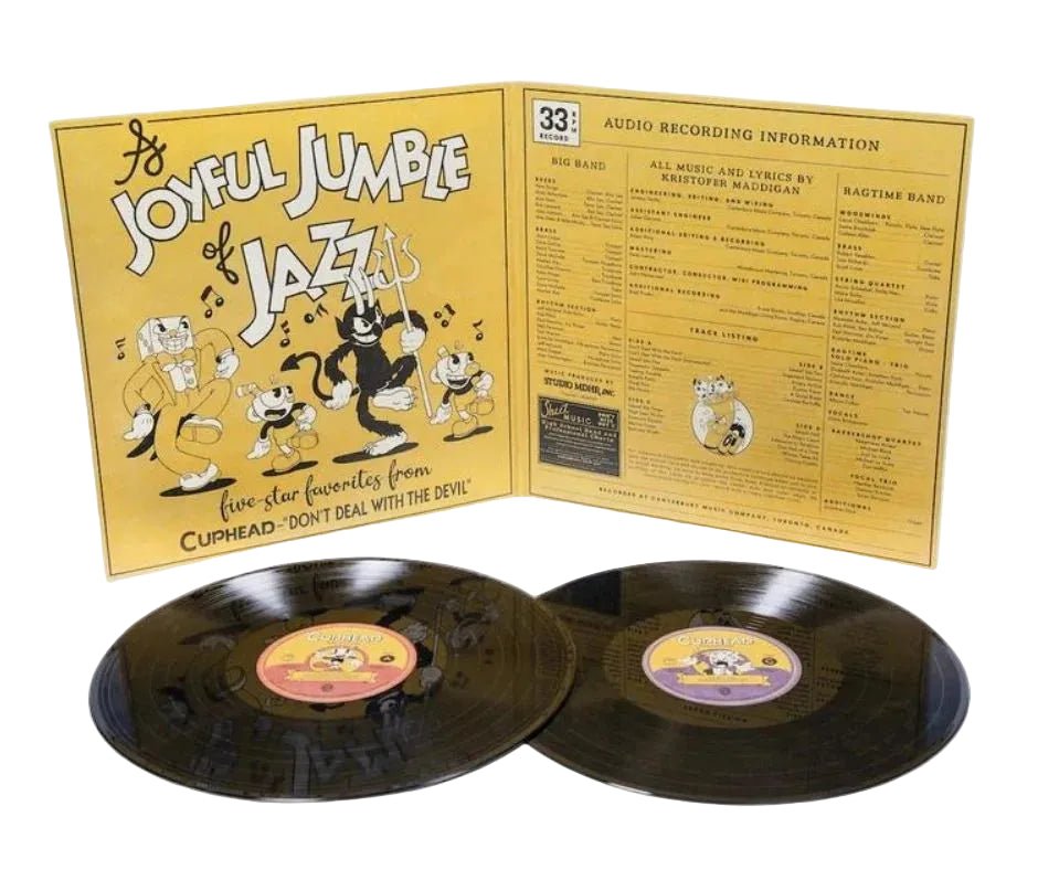 Cuphead Vinyl - Original Video Game Soundtrack 2xLP Vinyl Iam8bit - Arcline Store