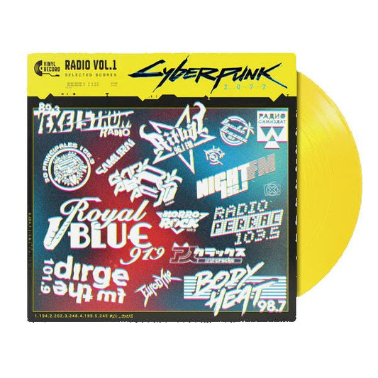 Cyberpunk 2077 Radio Vol. 1 Vinyl - Official Soundtrack Compilation 1xLP Vinyl Lakeshore Records - Arcline Store