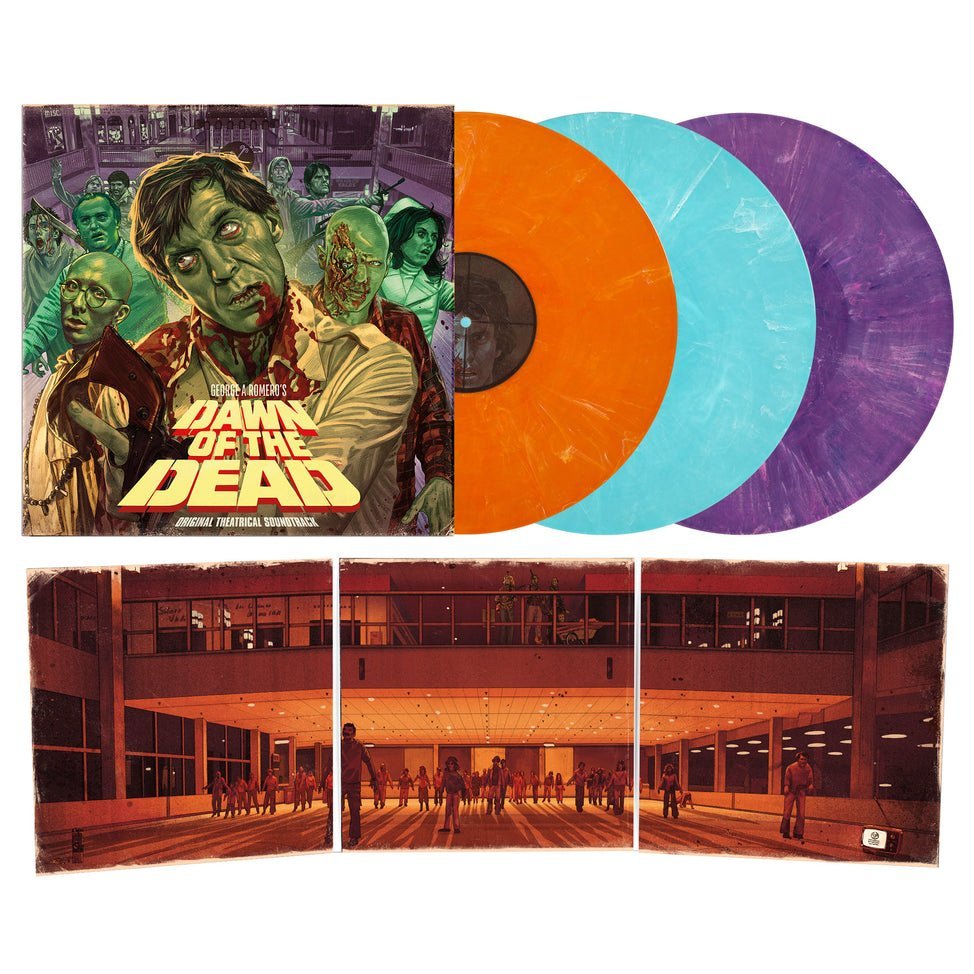 Dawn of the Dead Theatrical Cues - Original Theatrical Soundtrack 3xLP Vinyl Waxwork Records - Arcline Store