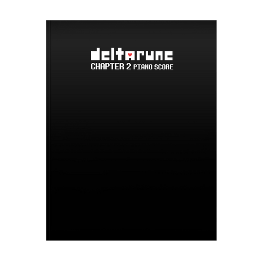 DELTARUNE Chapter 2 Piano Score - Sheet Music Book Sheet Music Book Materia Editions - Arcline Store