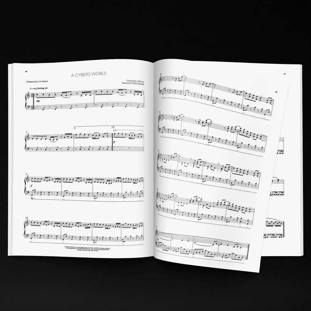 DELTARUNE Chapter 2 Piano Score - Sheet Music Book Sheet Music Book Materia Editions - Arcline Store