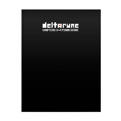 DELTARUNE Chapters 3+4 Piano Score - Sheet Music Book Sheet Music Book Materia Editions - Arcline Store