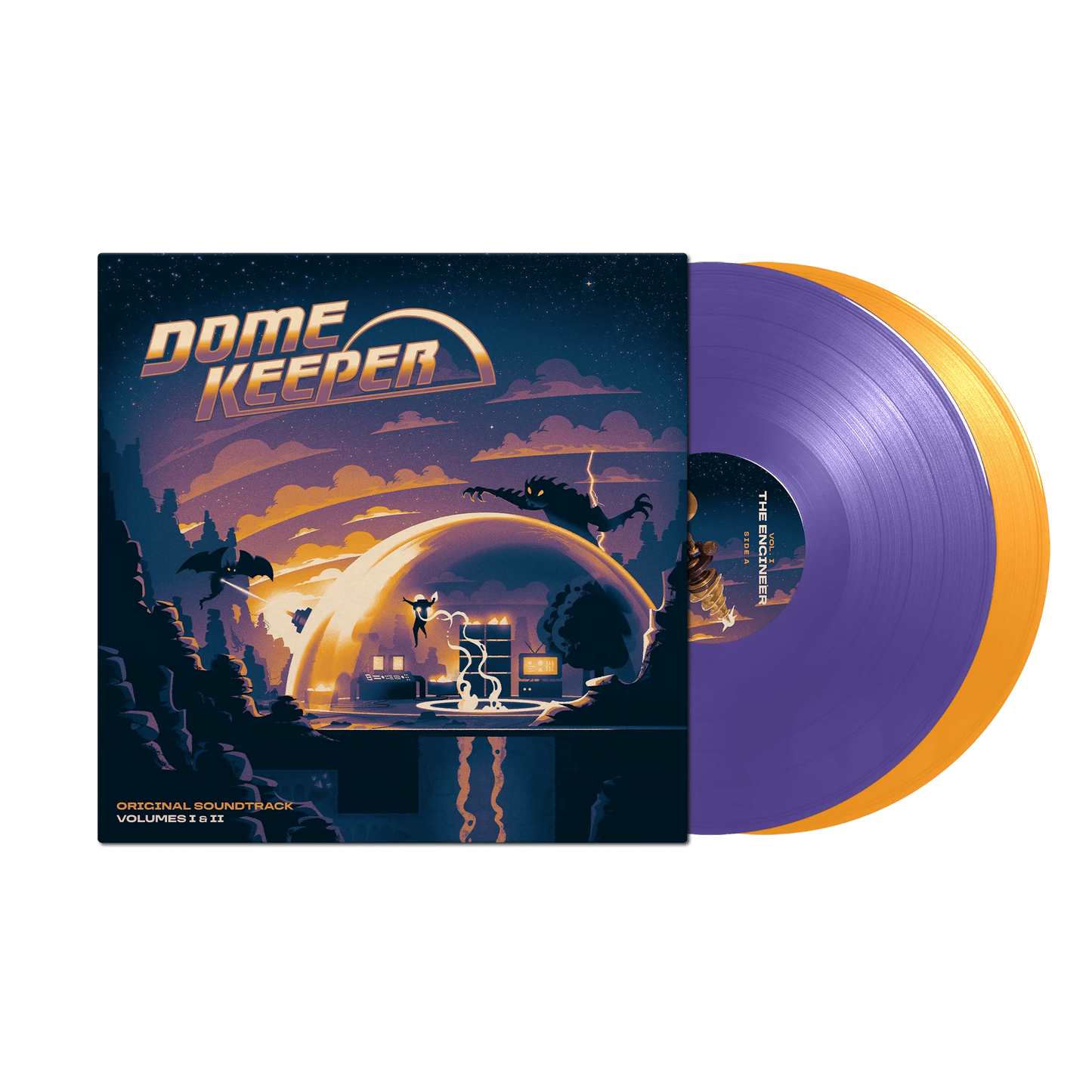 Dome Keeper Vol. 1 & 2 (Original Soundtrack) Vinyl Black Screen Records - Arcline Store