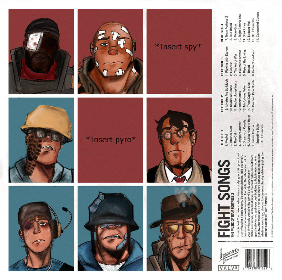 Fight Songs: The Music of Team Fortress 2 (Original Soundtrack) Vinyl Ipecac Recordings - Arcline Store