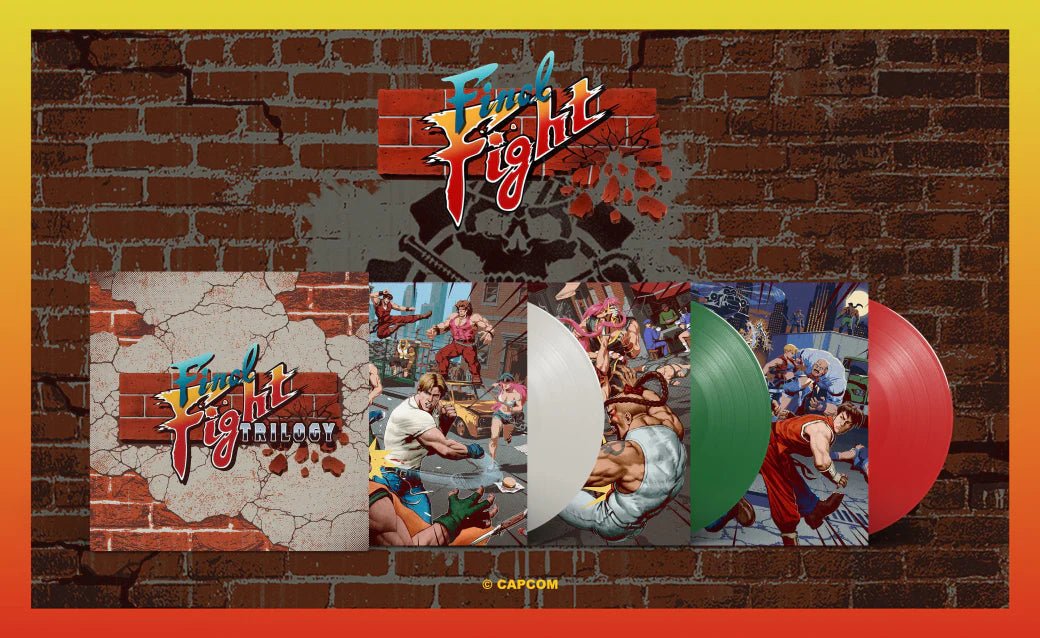 Final Fight Trilogy (Original Soundtrack) Vinyl Mana Wave Media - Arcline Store