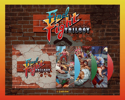Final Fight Trilogy Vinyl - Original Video Game Soundtrack 3xLP Vinyl Mana Wave Media - Arcline Store