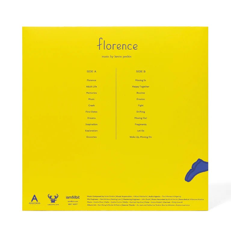 Florence - Original Video Game Soundtrack 1xLP Vinyl iam8bit - Arcline Store