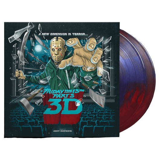 Friday the 13th Vinyl: Part 3 - Original Motion Picture Soundtrack 2xLP [1982 Score] Vinyl Waxwork Records - Arcline Store