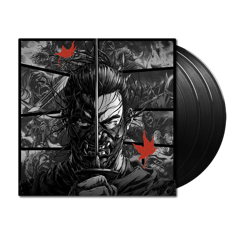 Ghost of Tsushima Vinyl - Original Video Game Soundtrack 3xLP Vinyl Milan Records - Arcline Store