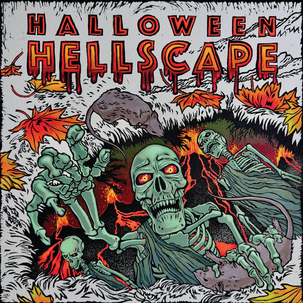 Halloween Hellscape Vinyl - Various Artists 1xLP Vinyl Dewmar Campfire Record Co. - Arcline Store