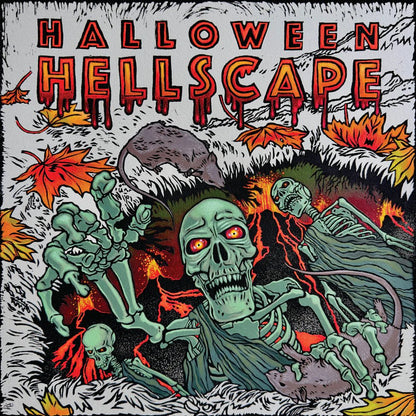 Halloween Hellscape Vinyl - Various Artists 1xLP Vinyl Dewmar Campfire Record Co. - Arcline Store
