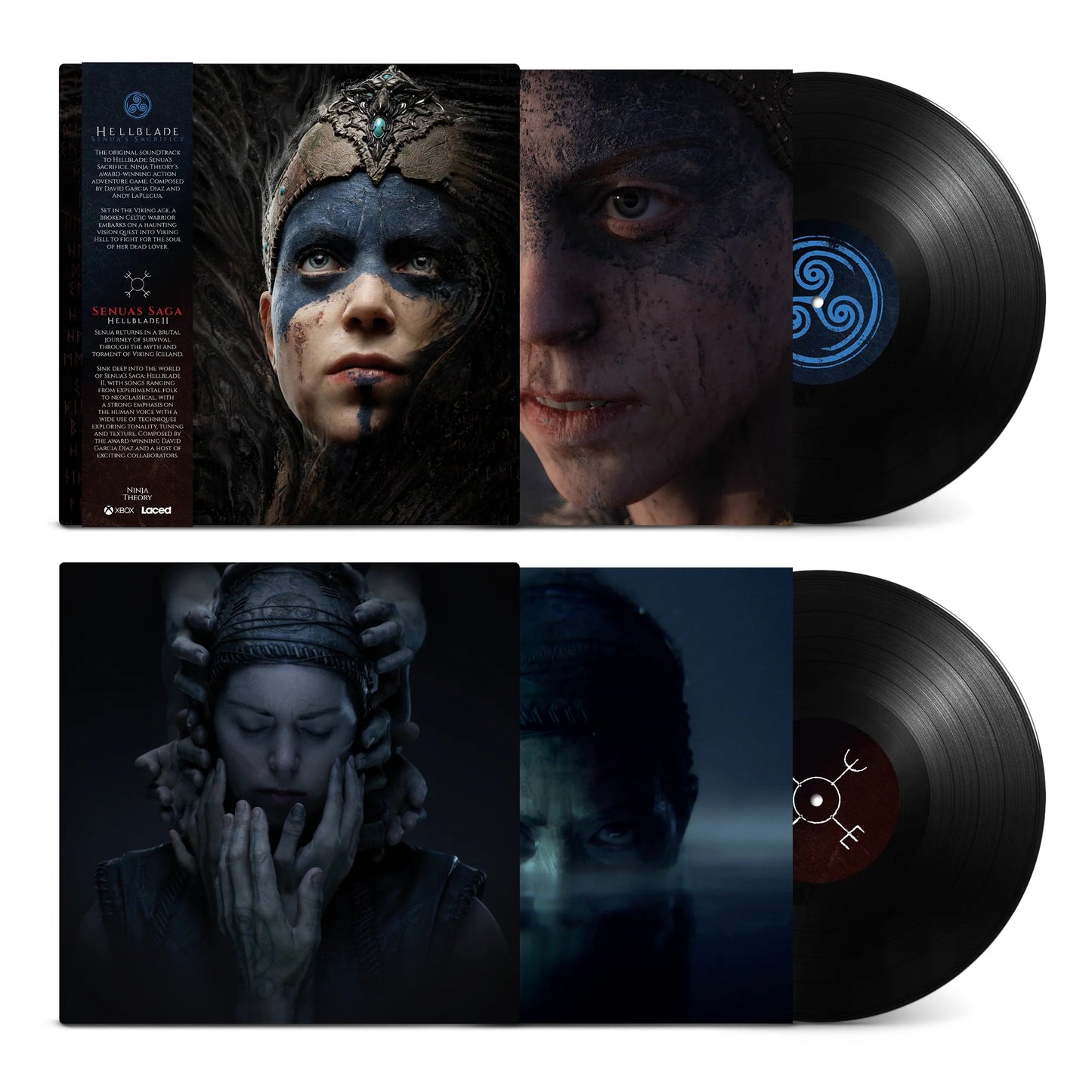 Hellblade I & II Vinyl - Original Video Game Soundtrack Selection 2xLP Vinyl Laced Records - Arcline Store