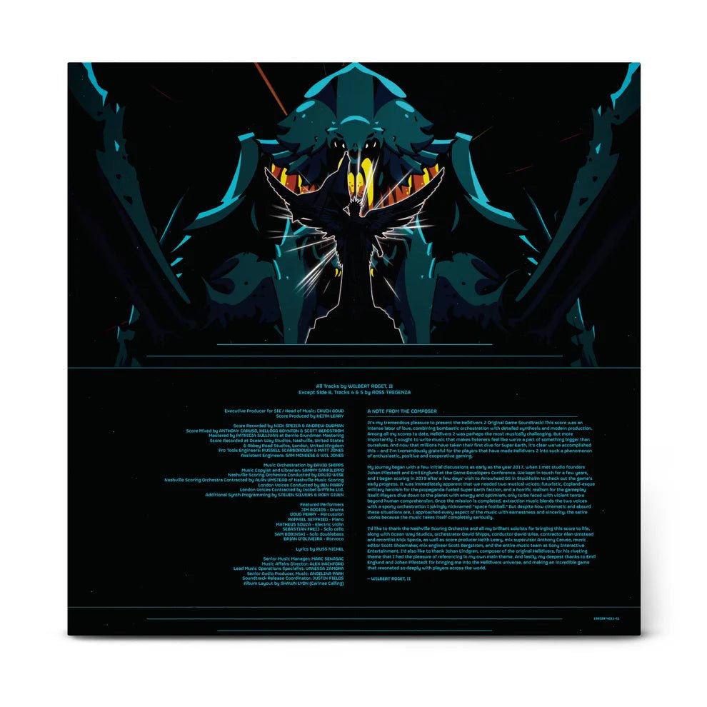 Helldivers 2 Vinyl - Original Video Game Soundtrack 1xLP Vinyl Milan Records - Arcline Store