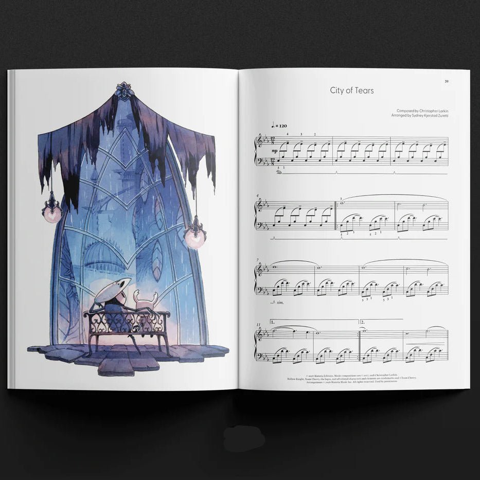 Hollow Knight Piano Collections: Easy Version - Sheet Music Book Sheet Music Book Materia Editions - Arcline Store