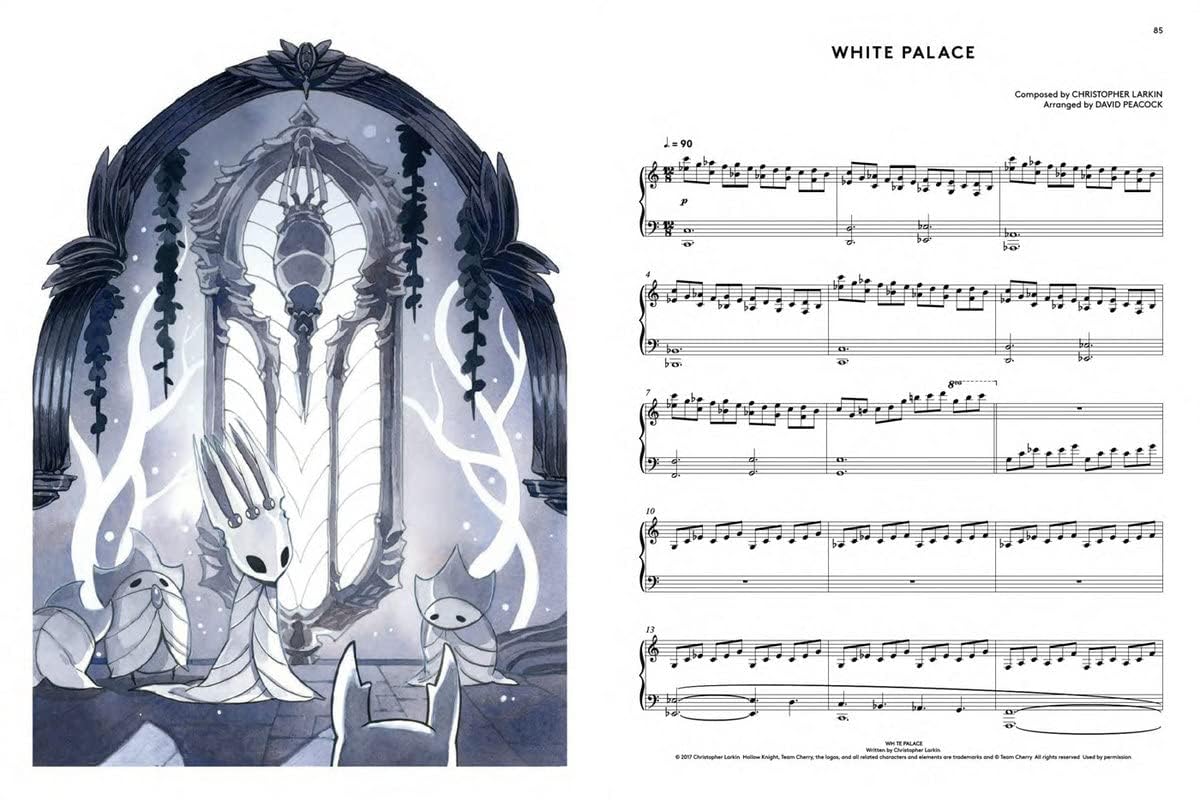 Hollow Knight Piano Collections - Sheet Music Book (Performer's Edition) Sheet Music Book Materia Editions - Arcline Store