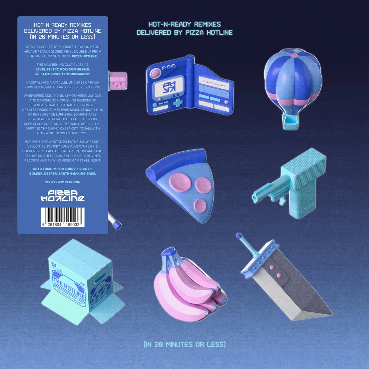 Hot - N - Ready Remixes Delivered - Pizza Hotline [In 20 Minutes or Less] Vinyl Vinyl WRWTFWW Records - Arcline Store