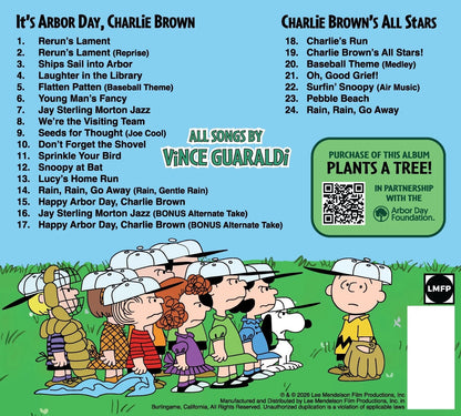 It’s Arbor Day, Charlie Brown / Charlie Brown’s All Stars! (Original Sountrack) 1xLP Vinyl Lee Mendelson Film - Arcline Store