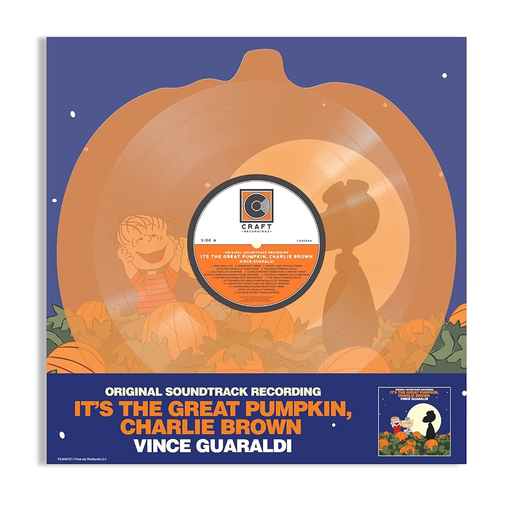 It’s The Great Pumpkin, Charlie Brown Vinyl - Original Animation Soundtrack 1xLP [Pumpkin Shape Disc] Vinyl Craft Recordings - Arcline Store