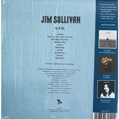 Jim Sullivan - U.F.O. 1xLP Vinyl Light in the Attic - Arcline Store