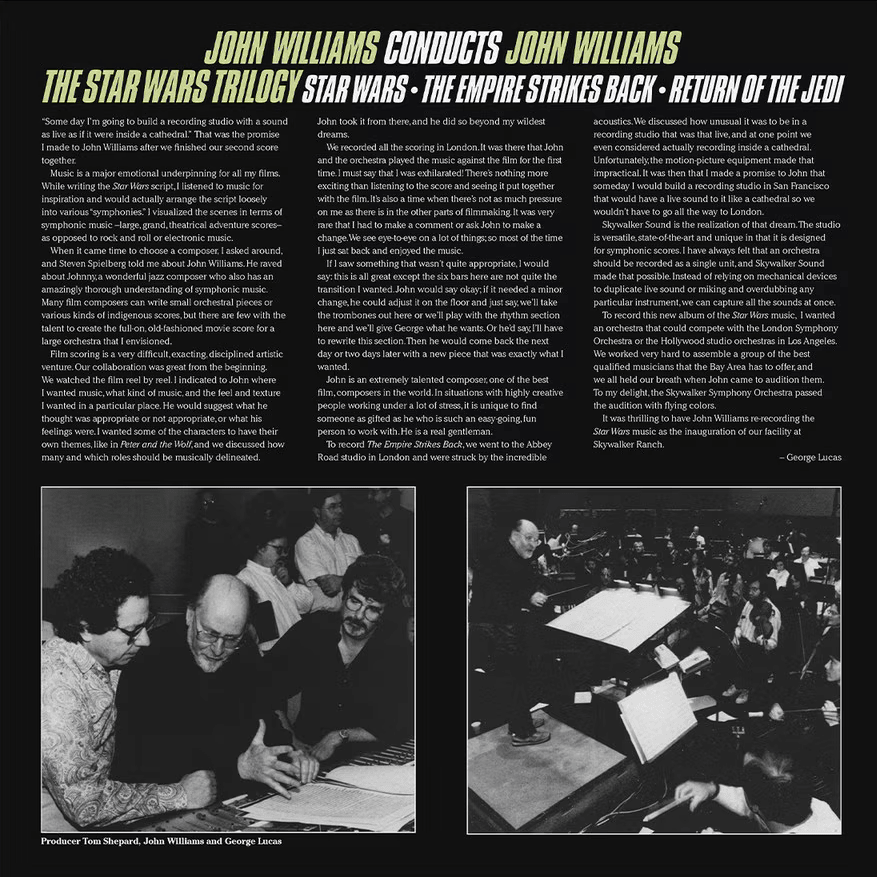 John Williams Conducts - The Star Wars Trilogy Vinyl Music On Vinyl - Arcline Store