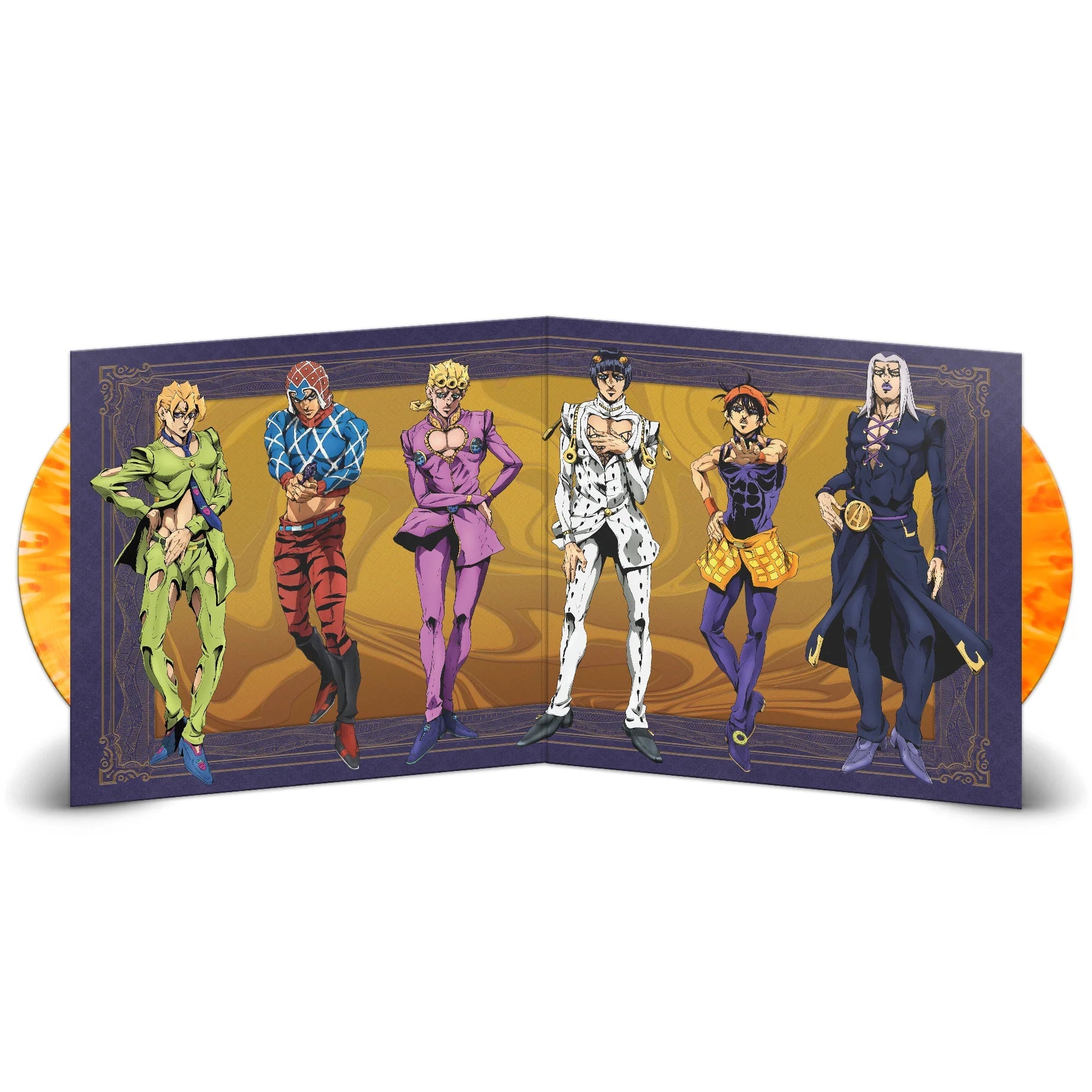 JoJo’s Bizarre Adventure: Golden Wind - Original Anime Soundtrack 2xLP Vinyl Milan Records - Arcline Store