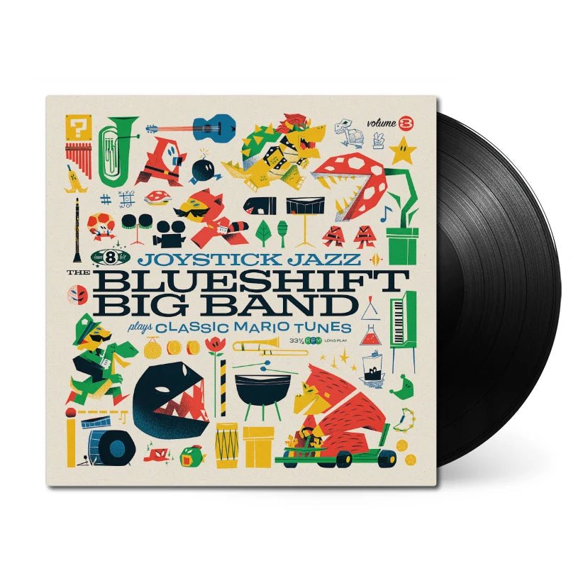 Joystick Jazz: The Blueshift Big Band Plays Classic Mario Tunes (Vol. 3) Vinyl iam8bit - Arcline Store