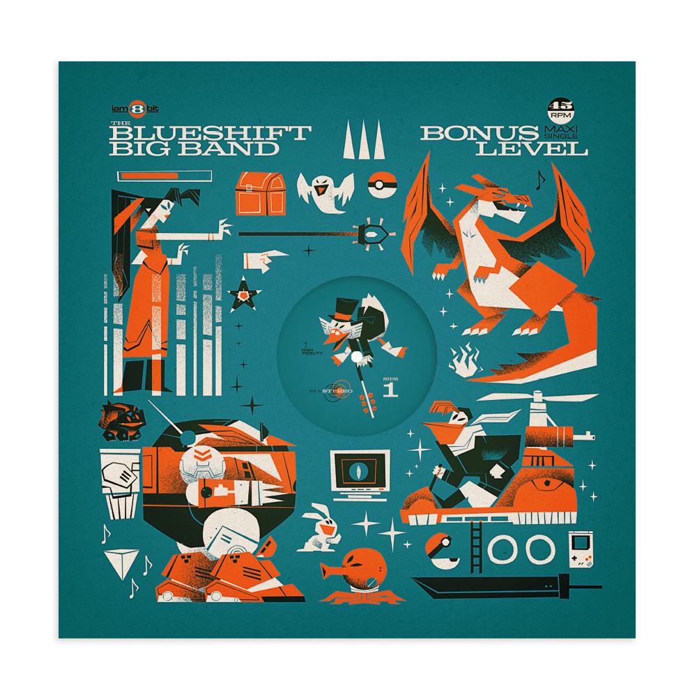 Joystick Jazz: The Blueshift Big Band Plays Iconic Video Game Hits (BONUS LEVEL) Vinyl Iam8bit - Arcline Store