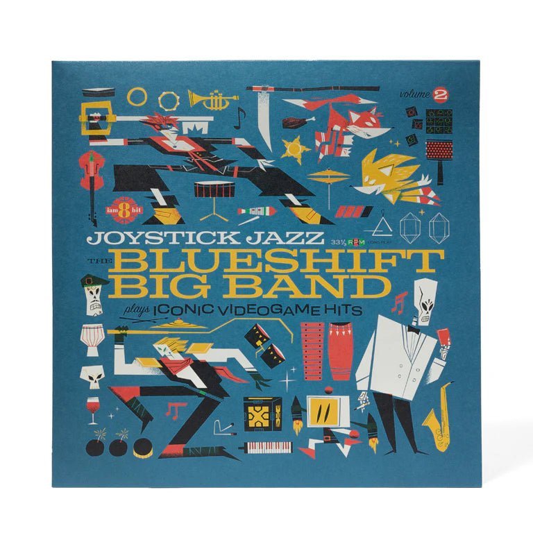 Joystick Jazz Vinyl Soundtrack Vol. 2 - The Blueshift Big Band 1xLP Vinyl iam8bit - Arcline Store