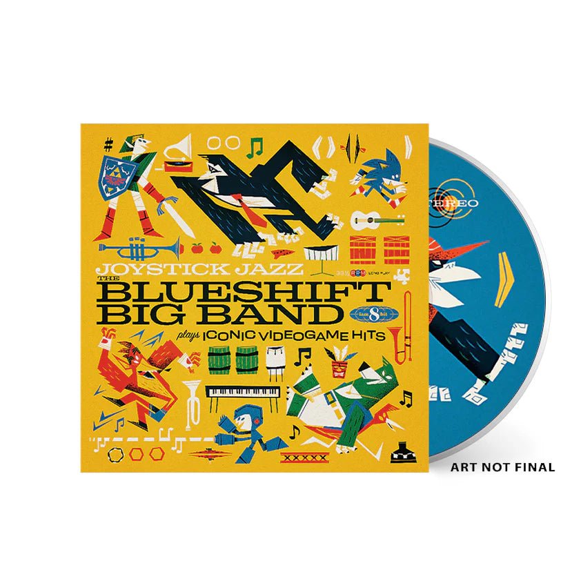 Joystick Jazz Volume 1 CD - The Blueshift Big Band 1xCD Compact Disc Iam8bit - Arcline Store