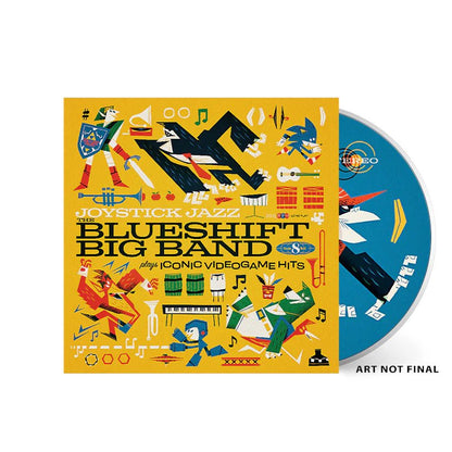 Joystick Jazz Volume 1 CD - The Blueshift Big Band 1xCD Compact Disc Iam8bit - Arcline Store