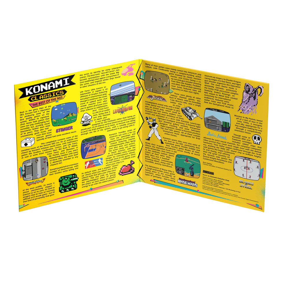 Konami Classics: The Best of the NES (Original Soundtrack) Vinyl Spacelab9 - Arcline Store