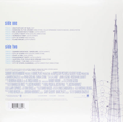 La La Land Vinyl - Original Motion Picture Soundtrack 1xLP Vinyl Interscope Records - Arcline Store