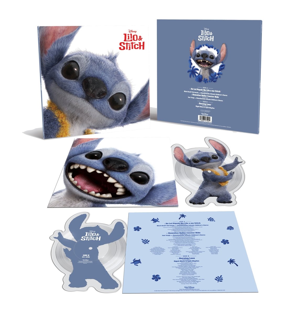 Lilo & Stitch Vinyl - Original Motion Picture Soundtrack 1x 10" [Die - Cut Picture Disc] Vinyl Walt Disney Records - Arcline Store