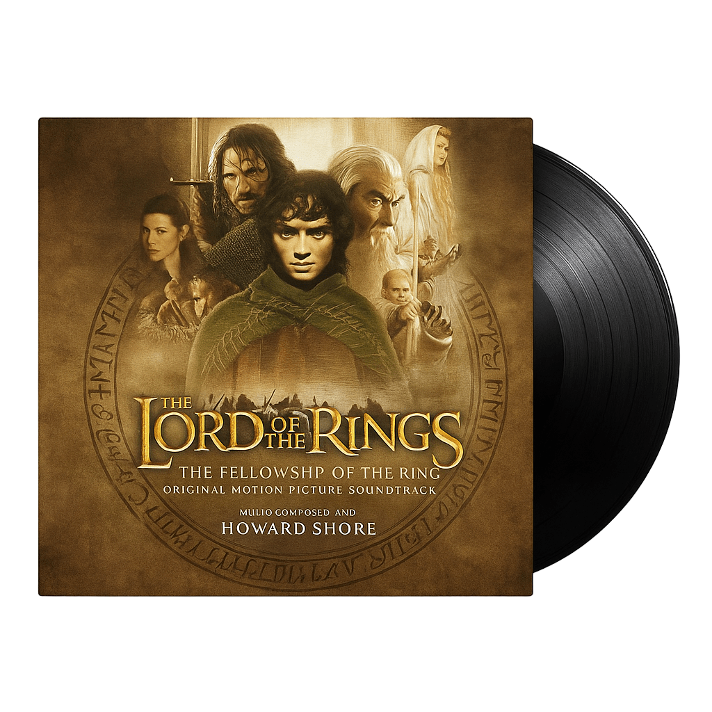 Lord Of The Rings: The Fellowship of the Ring Vinyl - Original Motion Picture Soundtrack 2xLP Vinyl Rhino Records - Arcline Store