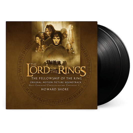 Lord Of The Rings: The Fellowship of the Ring Vinyl - Original Motion Picture Soundtrack 2xLP Vinyl Rhino Records - Arcline Store