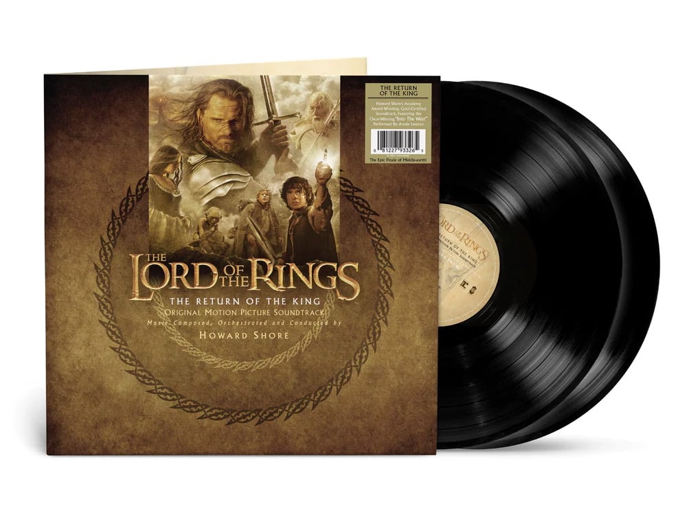 Lord Of The Rings: The Return Of The King Vinyl - Original Motion Picture Soundtrack 2xLP Vinyl Rhino Records - Arcline Store
