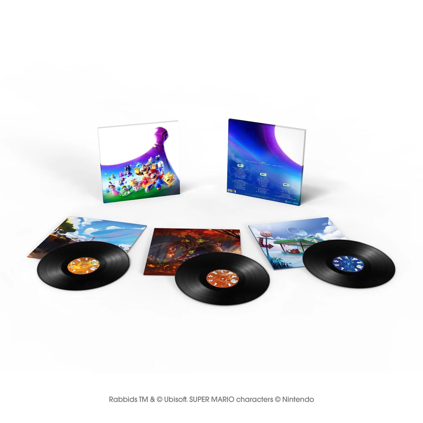 Mario + Rabbids Sparks of Hope Vinyl - Original Video Game Soundtrack 3xLP Vinyl Laced Records - Arcline Store