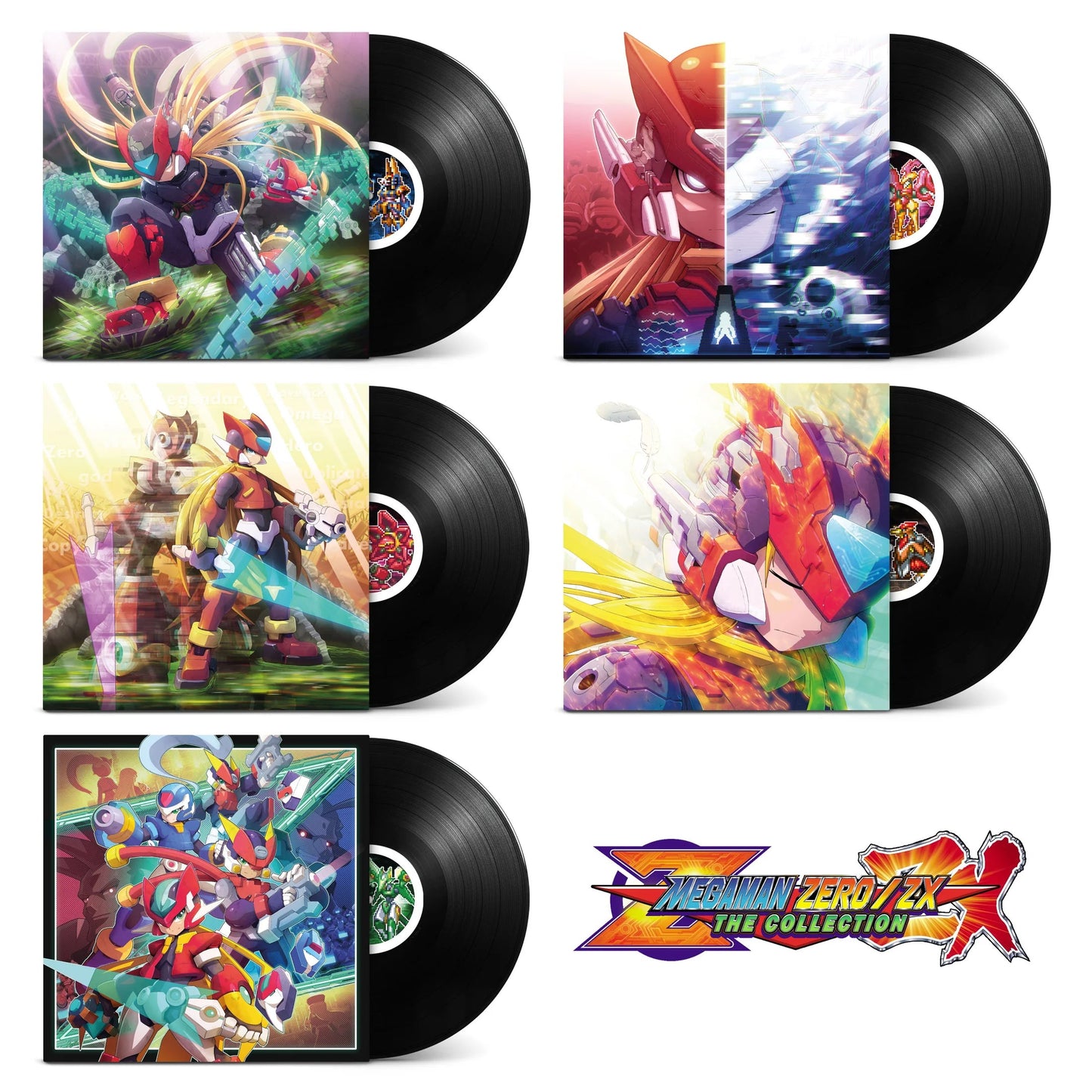 Mega Man Zero/ZX: The Collection Vinyl - Original Video Game Soundtrack 5xLP [Boxset] Vinyl Laced Records - Arcline Store
