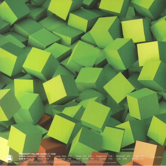 Minecraft: Volume Alpha - Original Video Game Soundtrack 1xLP Vinyl Ghostly International - Arcline Store