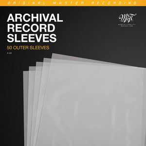 Mobile Fidelity – Archival Record Outer Sleeves (50pk) Vinyl Sleeves Mobile Fidelity Sound Lab - Arcline Store