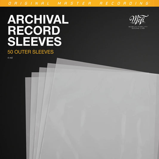 Mobile Fidelity – Archival Record Outer Sleeves (50pk) Vinyl Sleeves Mobile Fidelity Sound Lab - Arcline Store