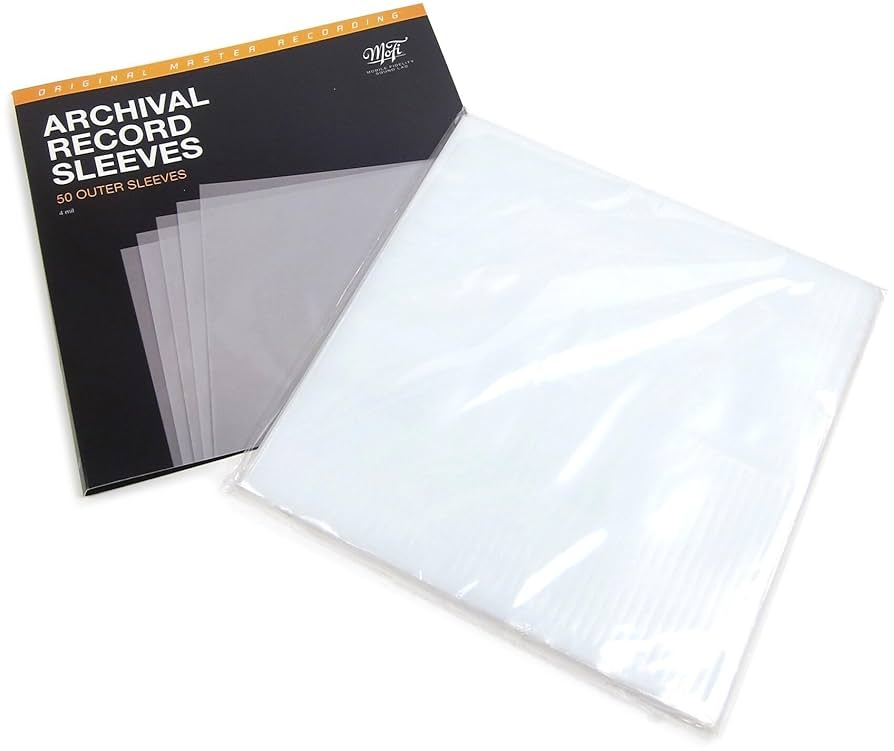 Mobile Fidelity – Archival Record Outer Sleeves (50pk) Vinyl Sleeves Mobile Fidelity Sound Lab - Arcline Store