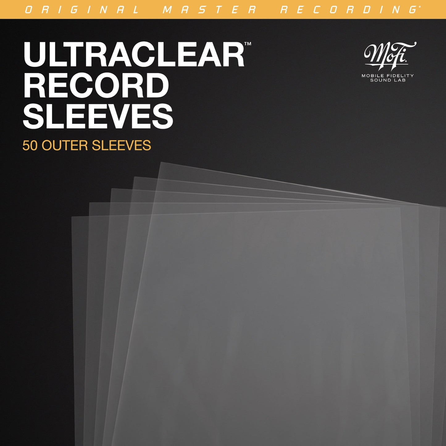Mobile Fidelity - UltraClear Record Outer Sleeves (50pk) Vinyl Sleeves Mobile Fidelity Sound Lab - Arcline Store