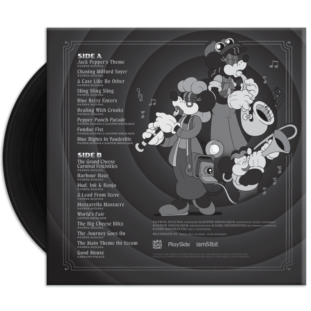 (ラス1)MOUSE：P.I. For Hire(やとわれの探偵) OST LP MOUSE: P.I. For Hire Vinyl - Original Video Game Soundtrack 1xLP