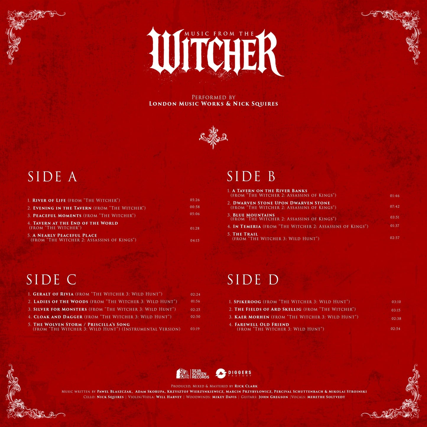 Music from The Witcher Vinyl Diggers Factory - Arcline Store